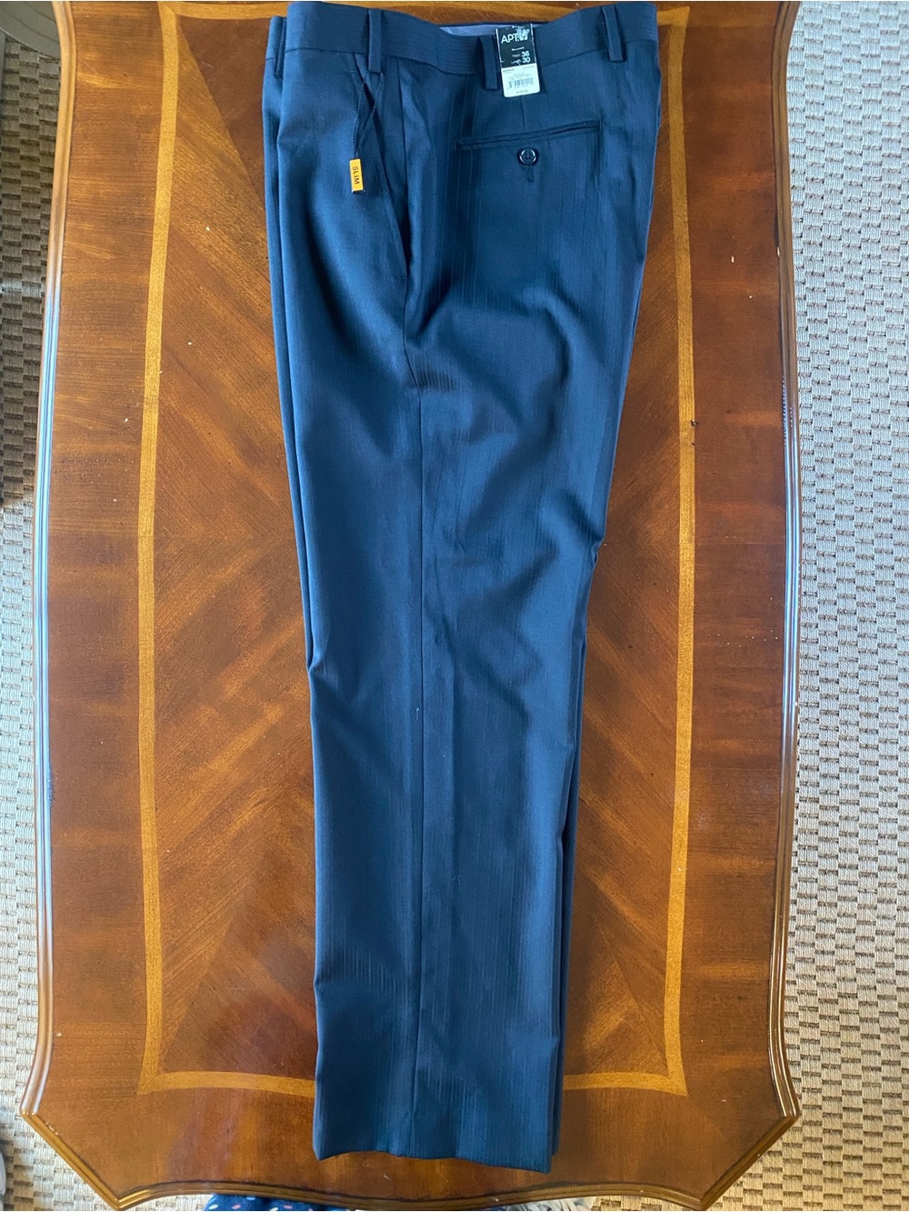 Apt. 9 Men’s Dark Blue Dress Pants black